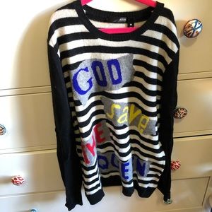 Bloomingdales striped cashmere sweater